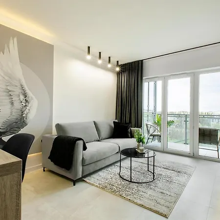 Sky Home- Penthouse Sky -manufaktura, Bezplatny, Parking, Klimatyzacja, Dostep Na Kod Apartmán