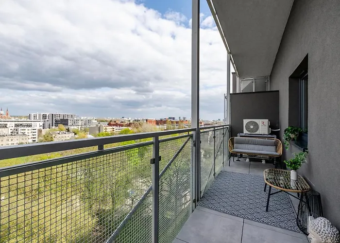 Lejlighed Sky Home- Penthouse Sky -manufaktura, Bezplatny, Parking, Klimatyzacja, Dostep Na Kod *