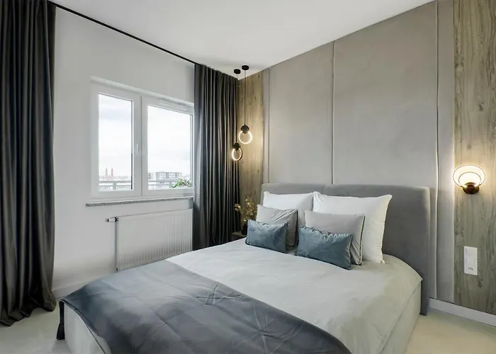 Sky Home- Penthouse Sky -manufaktura, Bezplatny, Parking, Klimatyzacja, Dostep Na Kod Lejlighed *