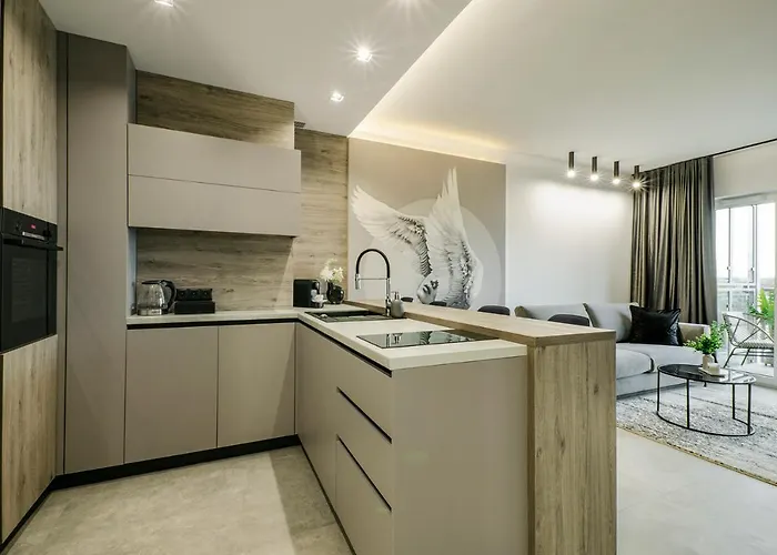 Lejlighed Sky Home- Penthouse Sky -manufaktura, Bezplatny, Parking, Klimatyzacja, Dostep Na Kod *