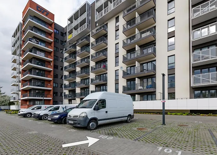 Sky Home- Penthouse Sky -manufaktura, Bezplatny, Parking, Klimatyzacja, Dostep Na Kod