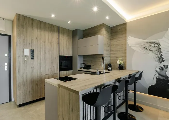 Lejlighed Sky Home- Penthouse Sky -manufaktura, Bezplatny, Parking, Klimatyzacja, Dostep Na Kod *