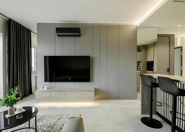 Sky Home- Penthouse Sky -manufaktura, Bezplatny, Parking, Klimatyzacja, Dostep Na Kod